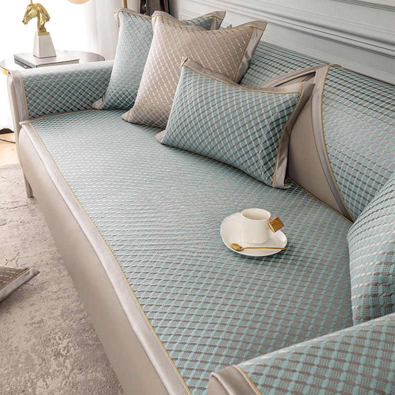 

Подушка для дивана, летний нескользящий летний летний летний коврик, высококачественный бамбуковый коврик Four Seasons, чехол на сиденье 50*70CM