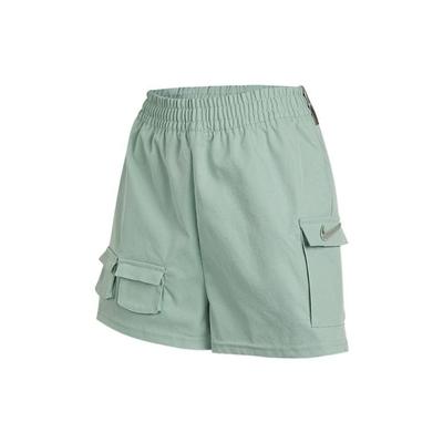 Sportkleding Swoosh Effen Kleur Meerdere Zakken Geweven Casual Shorts Dames Onderkleding Groen CZ9382-006