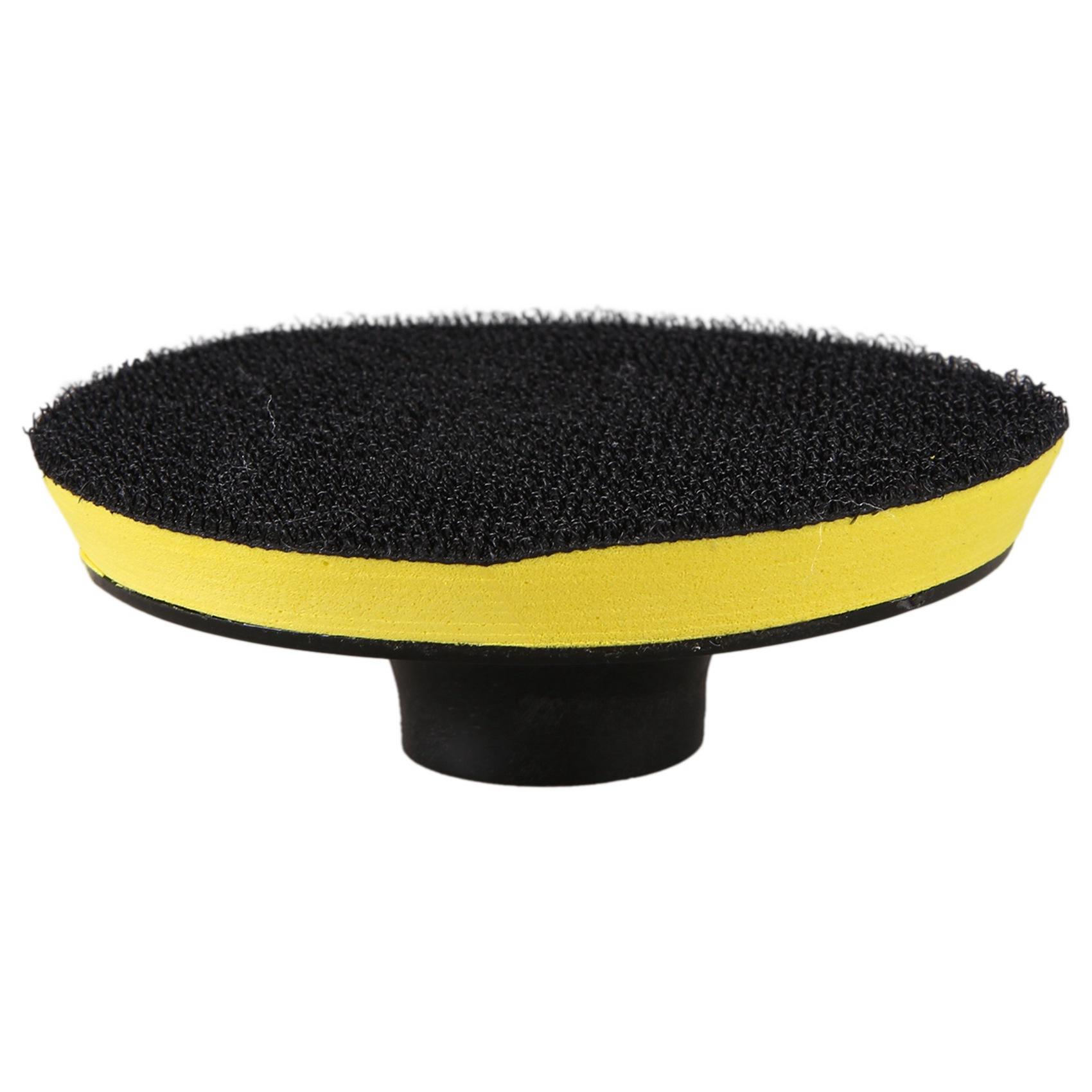 15Pcs Polisher/Buffer Kit Soft Wool Bonnet Pad White:4 Inch WhiteBlack 100mm