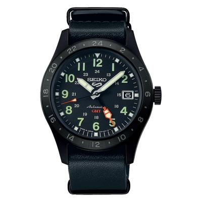 Hodinky Five Sports 5 Sports Field GMT SBSC013 Černé [Hodinky Seiko] "Sportovní styl" Pánské