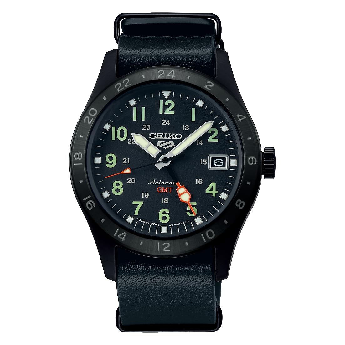 

Годинник Five Sports 5 Sports Field GMT SBSC013 Black [Seiko Watch] Спортивний стиль Чоловічий