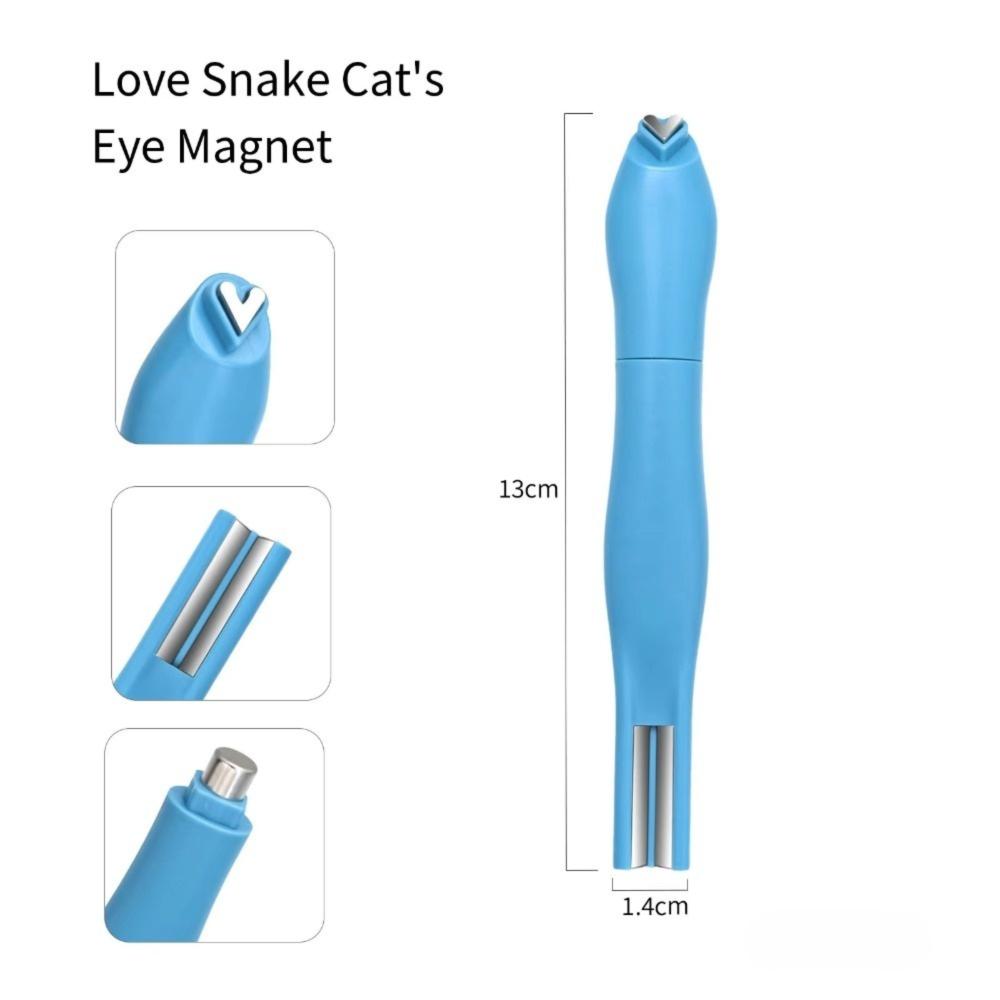 

Магнит Сердце Кошачий Глаз для Ногтей Сделай Сам Портативный Маникюр Магнит Сердце для Гель-лака Кошачий Глаз синий
