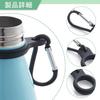Set of 2 Portable Silicone Water Bottle Holders with Carabiners for Outdoor Activities, Camping, Hydration, Bottle Hooks, Straps, Backpacks, Belts, Mo