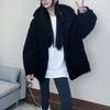Korean Style Women's Winter Lambswool Coat, Hooded and Thickened for a Warm, Slim Look