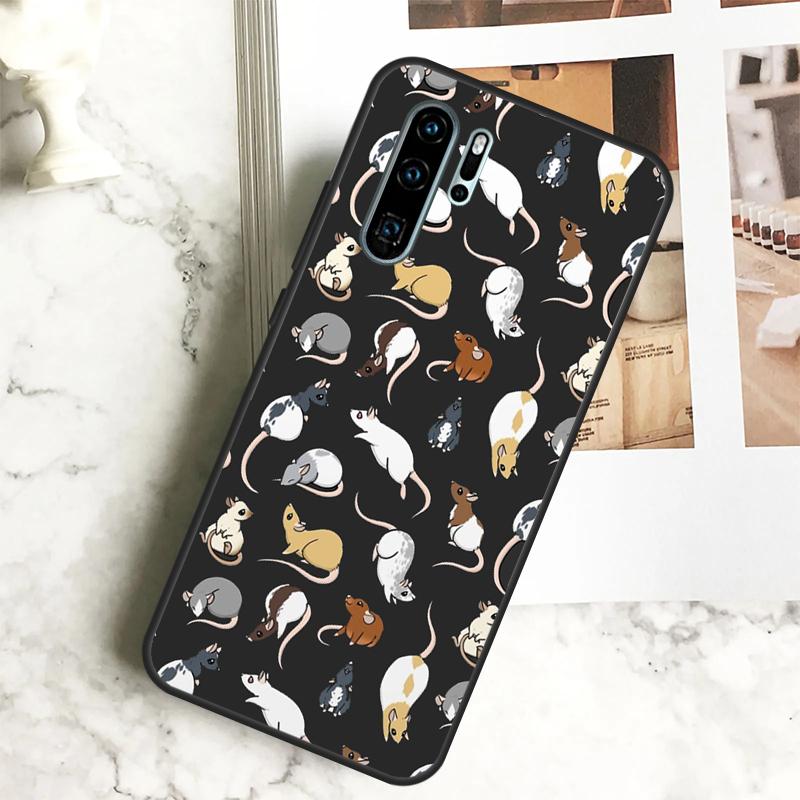 

Mouse Rat Case For Huawei Nova Y70 Y60 Y90 Y91 Y61 9 10 SE 11i 8i 7i 3i 5T P30 P40 Lite P60 Pro Funda Nova 9 SE