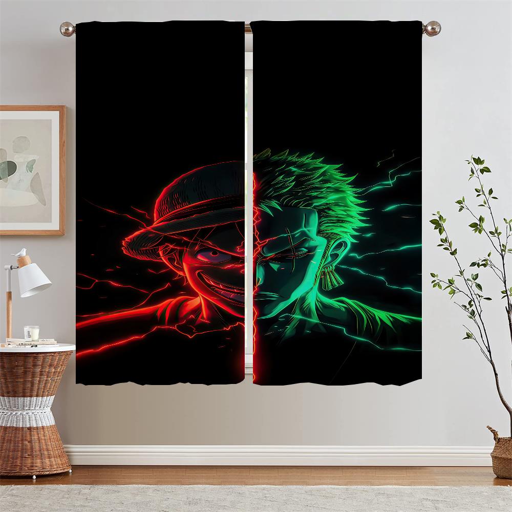 Anime Cheap Free Shipping Curtains for Cooking Tulle in Kitchen Curtain for Children's Room Window Roller Curtains Blackout Lace