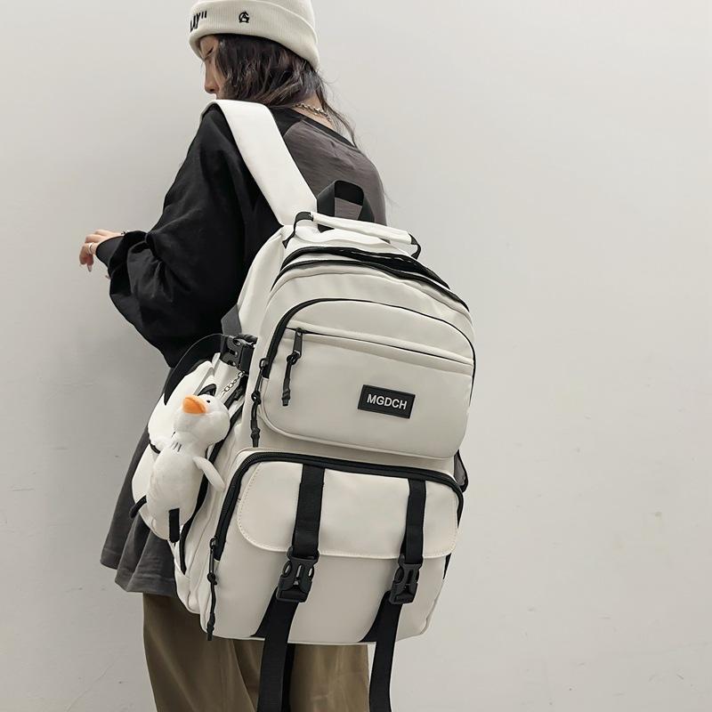 Schoolbag schoolbag primary school girl junior high school student burgundy male backpack high school student college student Ruiying wholesale