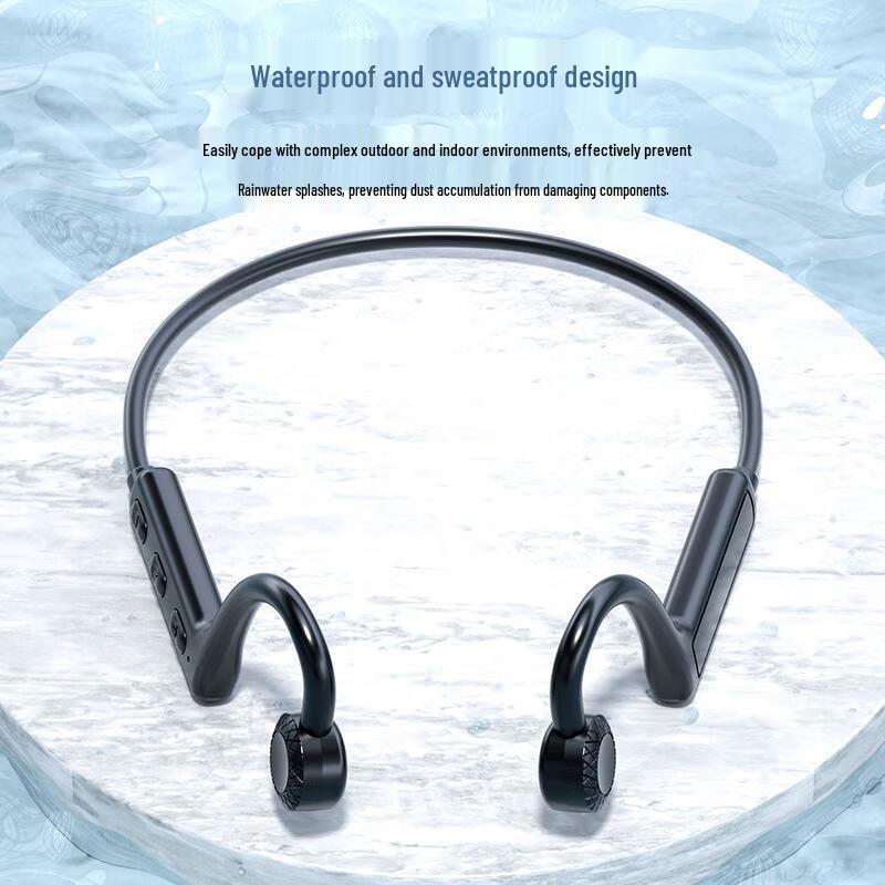 Bone Conduction Wireless Bluetooth Headphones - Pain-Free, Dual Ear, Sports & Android Compatible (KS19)