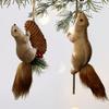 Cartoon Squirrel Ornament Christmas Tree Hanging Decoration For Christmas Tree And Nursery Room Wedding Holiday Party