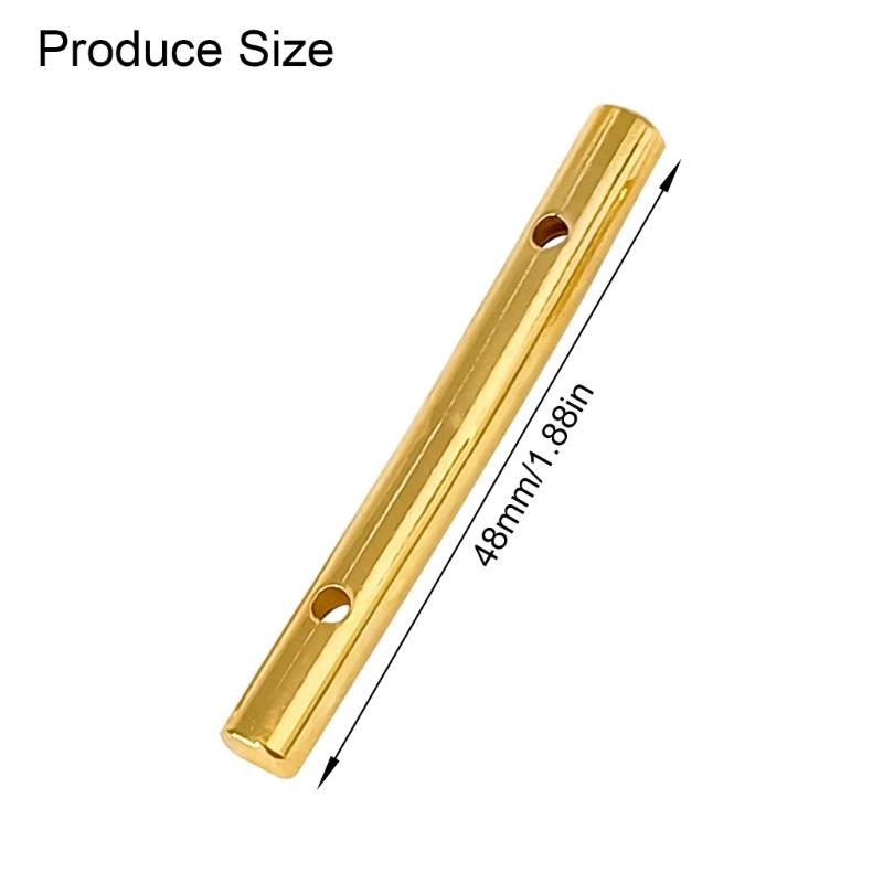 Professional 48mm Electric Guitar String Press Stick Metal Construction with Replacement Screws Pressure String Pillow