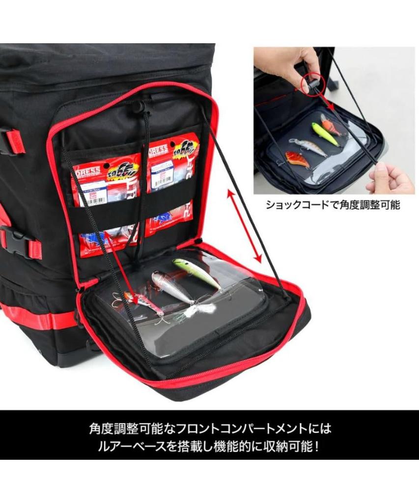 Fishing Backpack Graphite Black Large Size Disaster Prevention Expandable Waterproof Fishing Tackle Bag Rod Holder Bag Pack Large Capacity Fishing Bag