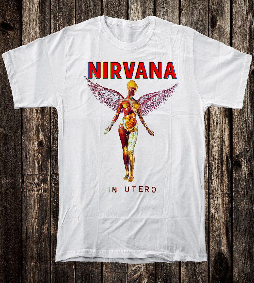 26 Nirvana In Utero shirt Tour Unisex Short Sleeve Men Women Gift S-5XL HH0234 Unisex T-Shirt L