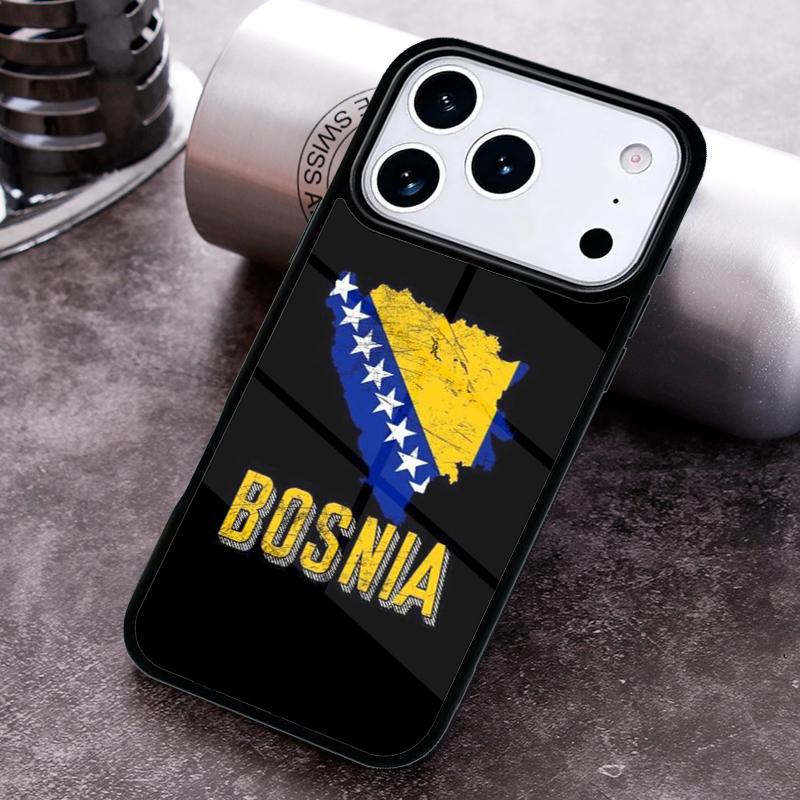

Bosnia and Herzegovina Flag print Phone Case For iPhone 17 16 15 14 13 12 11 Pro Max Plus 17Air Soft Silicone Cover iPhone 15 Pro