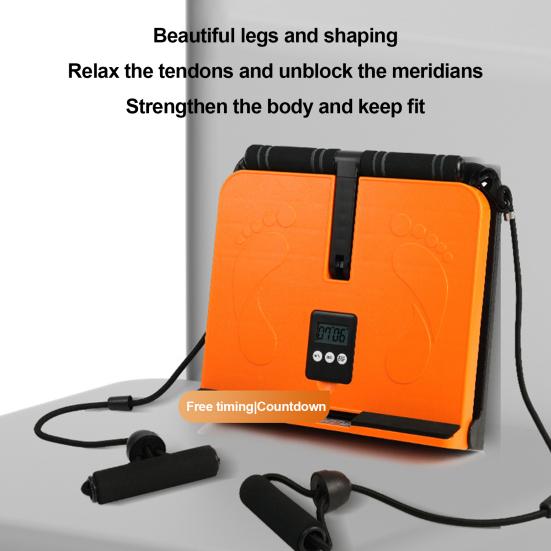 Calf Stretcher Slant Board with Resistance Band Adjustable Physical Therapy Incline Board Men Women Ankle Mobility Training Workout Wedge