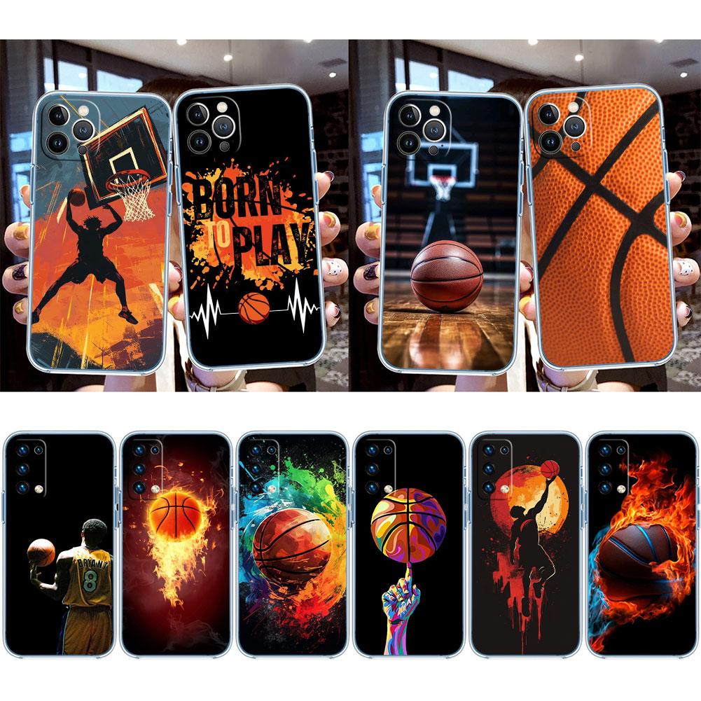 IK12 Basketball Art Shoot Transparent Phone Case for Motorola Moto Edge 20 30 40 50 S30 Fusion Ultra Pro Neo Lite + G200 G23