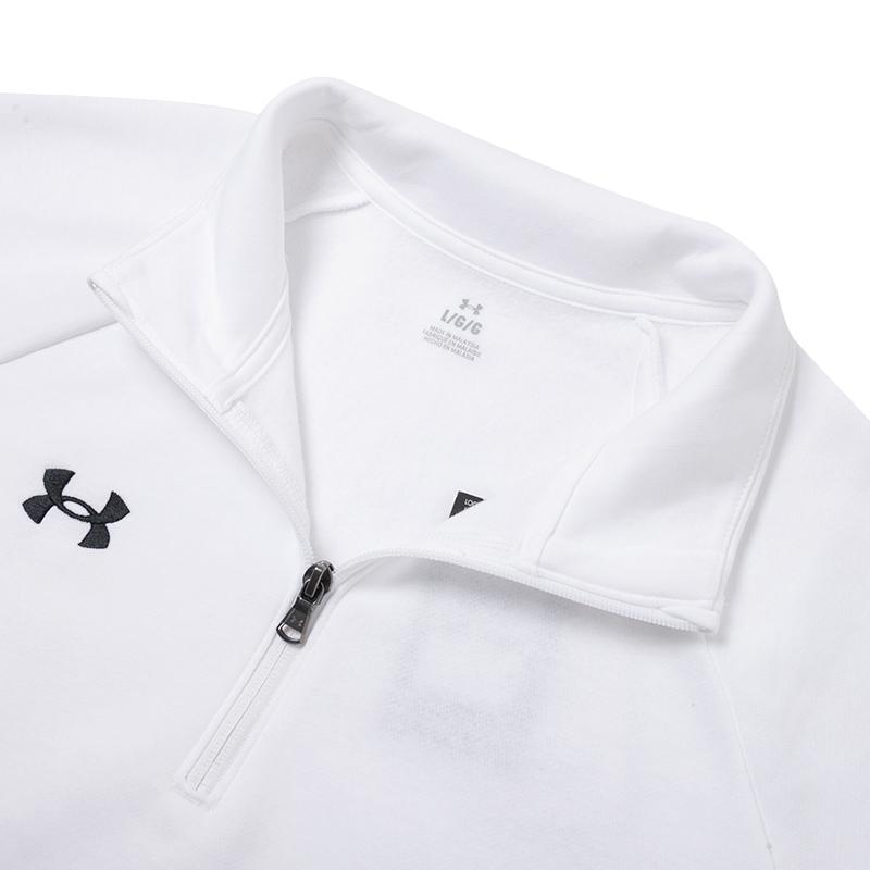 Under Armour Rival Soft And Comfortable Long Sleeve Jacket Men jackets White 1386016-100