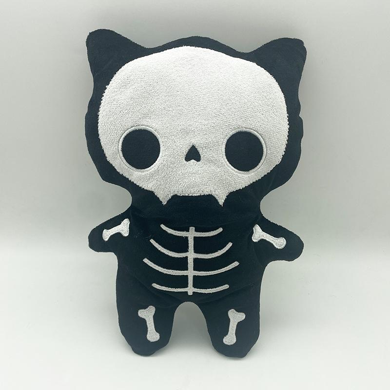 Halloween Plushies Mini Lavender Sleepy Bat Plush Toys Cute Cartoon Skeleton Cat Pillow Soft Ghost Models Halloween Kids Gifts