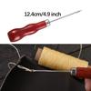 14pcs Leather Hand Sewing Tool Set/Includes Waxed Thread and Wooden Handle Needles/Heavy Duty for Leather Repair, Crafts, Binding, Belt Making/Ideal