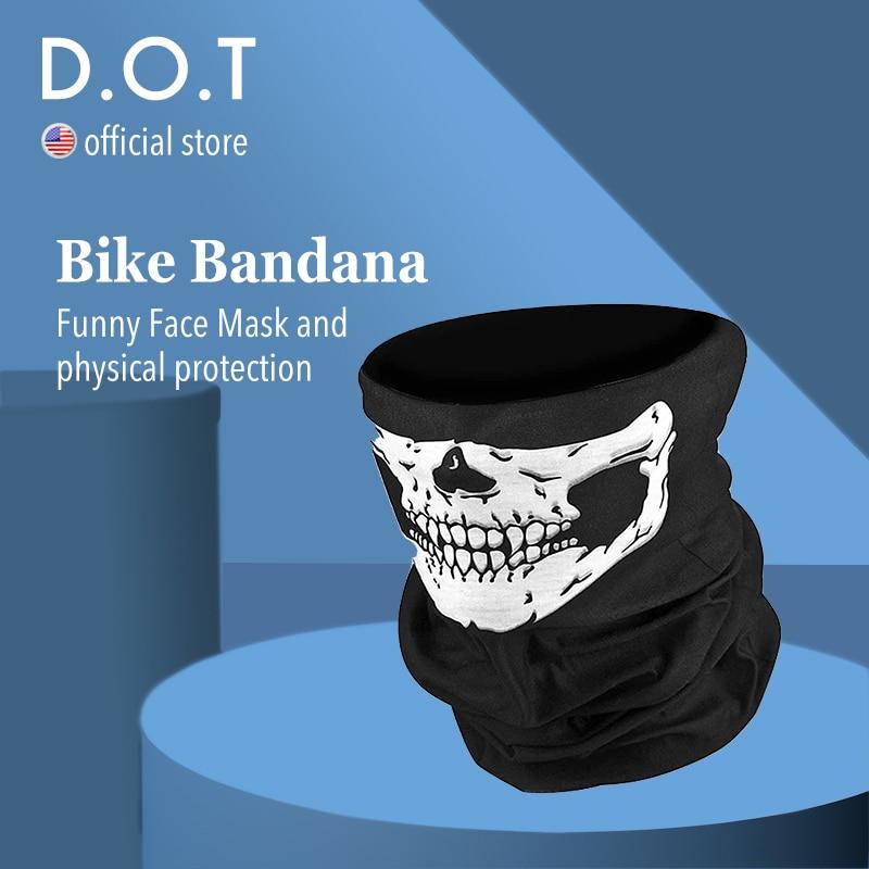 DUOLIFU Cool Skull Face Bandanas Sports