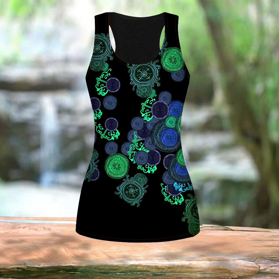 3D Circular Pattern Print Women Workout Yoga Gym Printed Summer Sport Shirts Plus Size Vests
