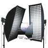 Quick-Release Bowens Mount Softbox with Rectangular Grid Diffuser for Photography