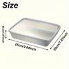 3pcs Stainless Steel Food Containers - Leakproof & Stackable with Clear Lids | For Camping, Home & Meal Prep2025new