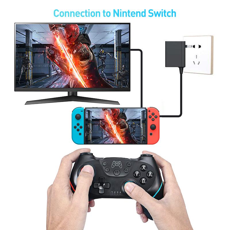 Kabelloses Bluetooth für Nintendo Switch & OLED Lite PC Controller Gamepad Joystick Steuerung Computerspiel-Pad Mando Befehl Gaming