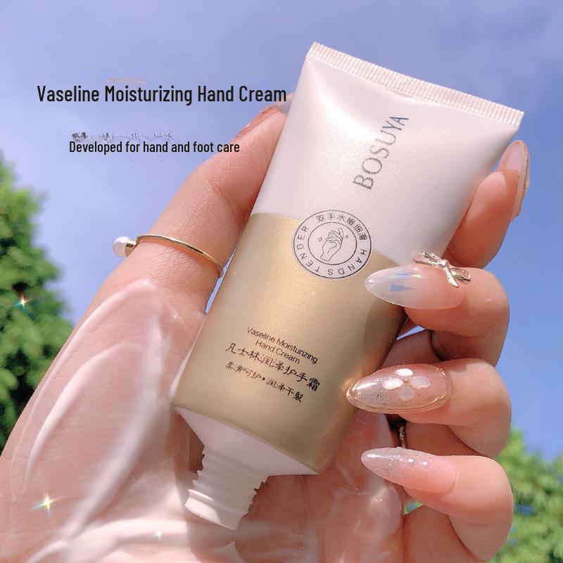 

Крем для рук Vaseline с ромашкой: Увлажняющий и питательный уход для восстановления кожи осенью/зимой, портативный.