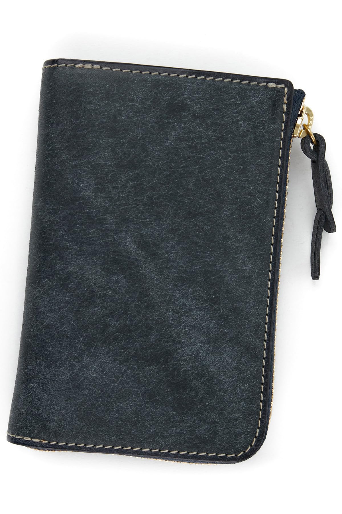 

Bifold Wallet Zipper Genuine Leather Navy [Corbo] L-shaped CO-1LN-1707-73 Темно-синій
