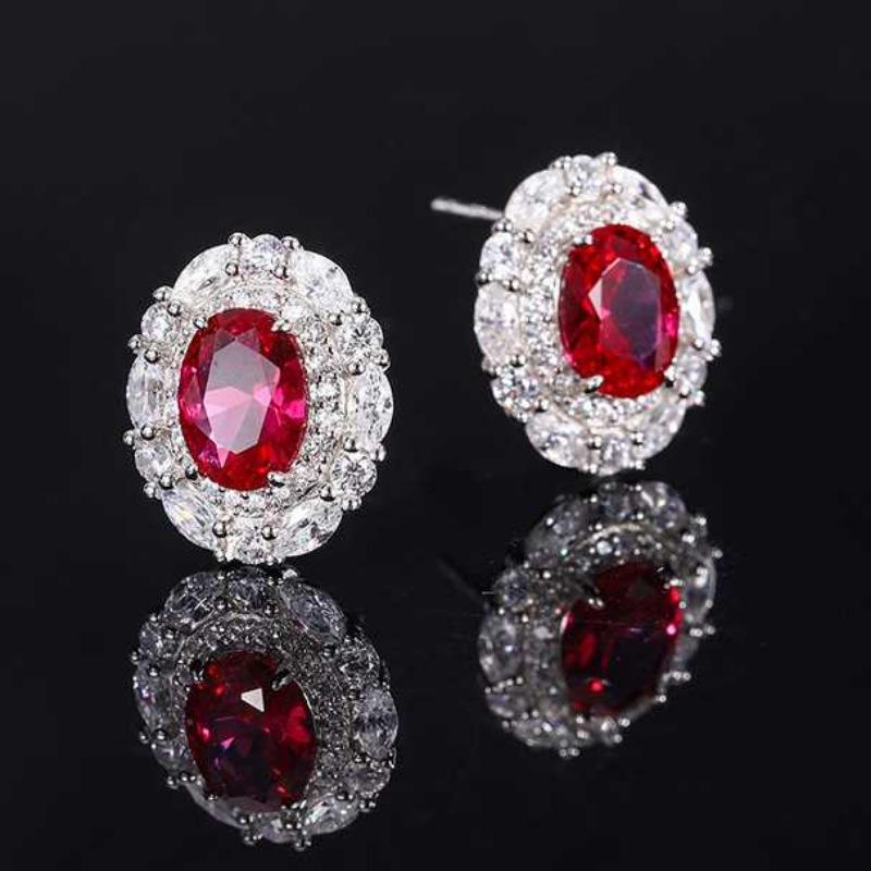SACE GEMS 925 Sterling Silver Zircon Ring Earrings Pendant Necklace Jewelry Sets Wedding Party Gifts