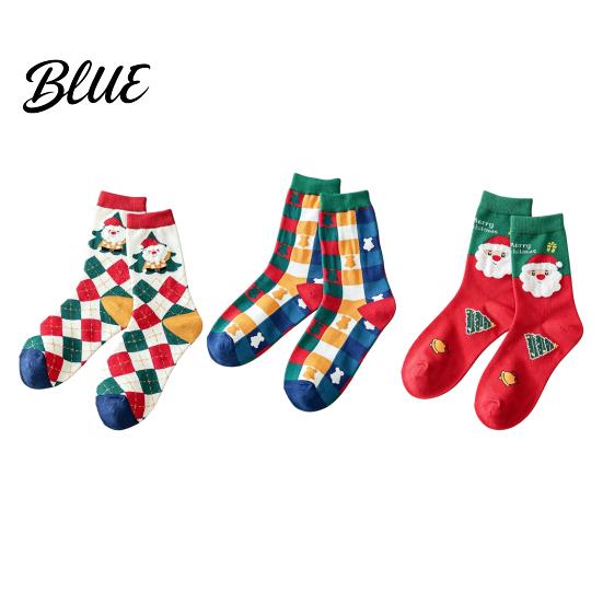 Holiday Pattern Thermal Socks Christmas for Men And Women Soft Combed Cotton Gift Women Winter Crew Socks Novelty Colorful Footwear Wear Funny