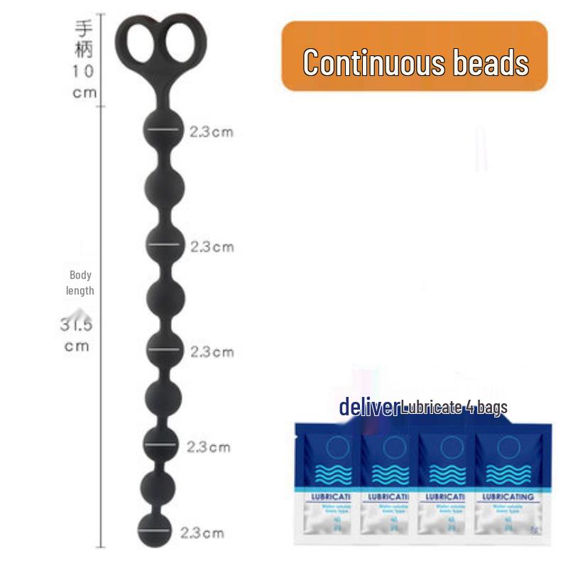 Versatile Extra-Long Anal Plugs: Large-Size Beaded Masturbators for Men and Women, Adult Toys