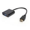 HD Multimedia Interface to VGA Converter Cable with 3.5mm Audio for Chromebook Raspberry Pi XboxBlack
