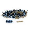 100 Pcs 8-20mm Plastic Safety Eyes for Teddy Bear Doll Animal Puppet