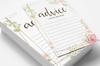 Inkdotpot Set of 50 Advice for The Newlyweds, Bride & Groom, Mr and Mrs Advice Cards Floral Wedding Décor, Guestbook Alternative 5x7 Inches