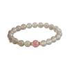 Juanyu Purple Chalcedony & Strawberry Crystal Bracelet - Ancient Style Jewelry MN4062307