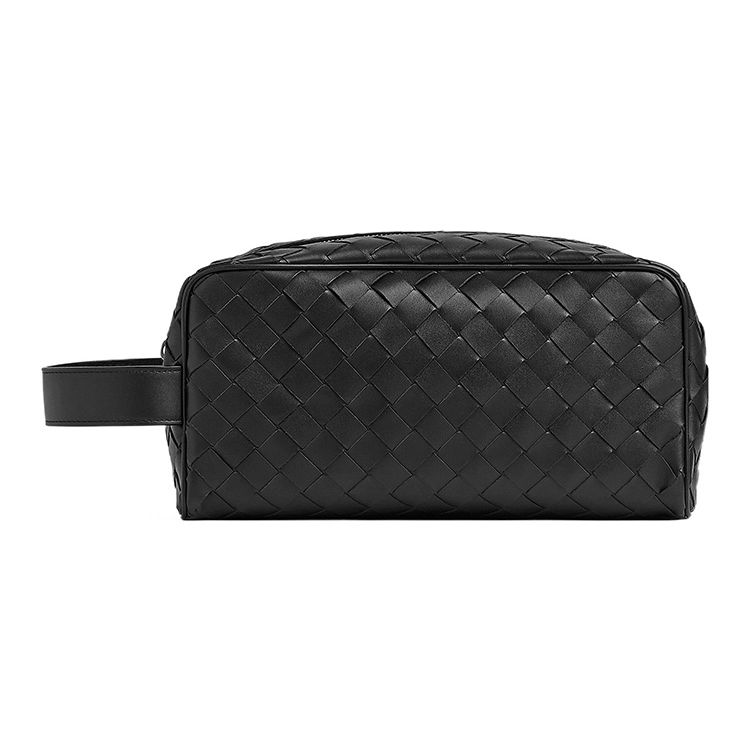 

Bottega Veneta Intrecciato Плетена Шкіряна Клатч-Сумка для Подорожей Чоловічі сумки Чорний 729295VCPQ18803 Basic Set (Bag+Dust Bag)