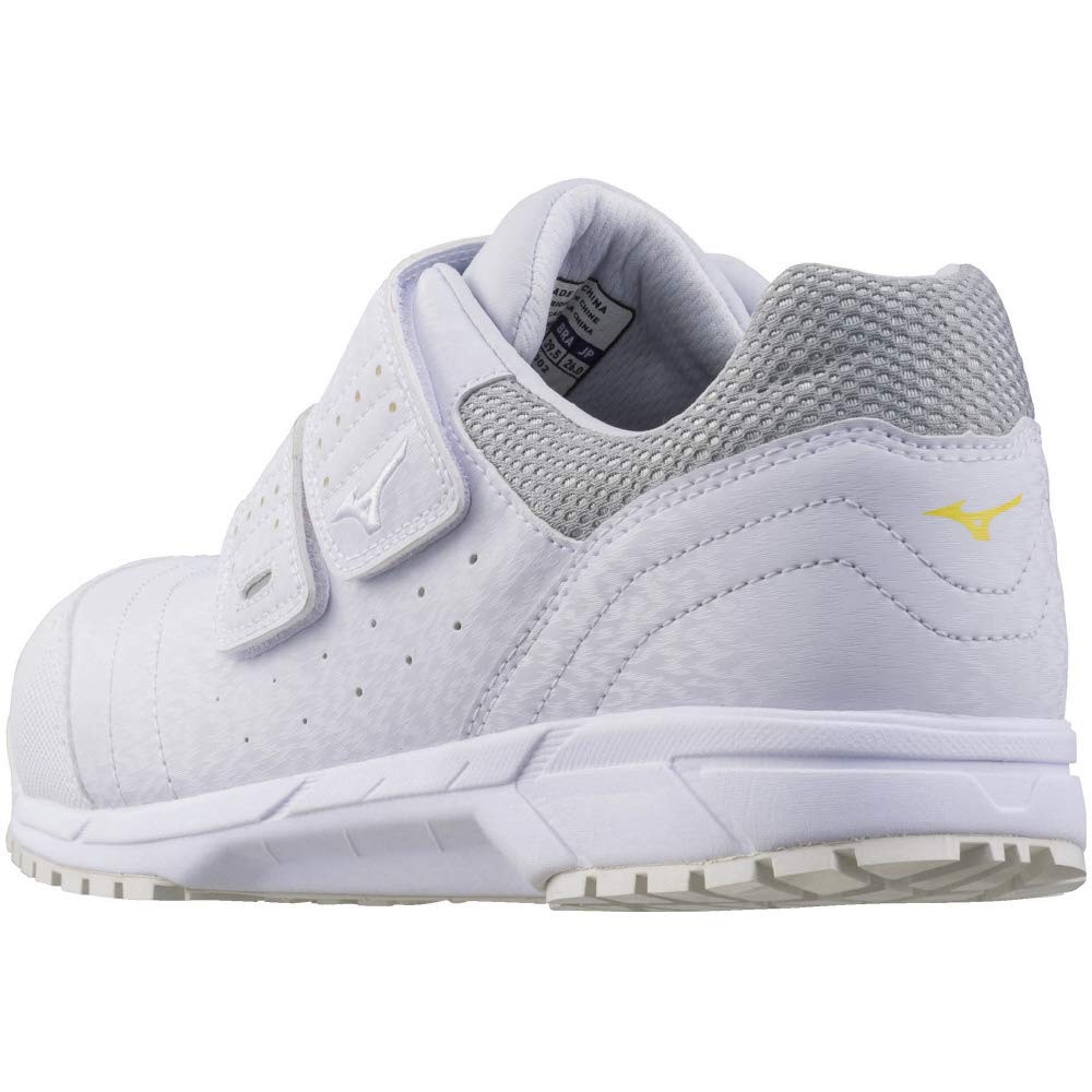 Mizuno Almighty AS Safety with JSAA Standard Work Size 29 3E Shoes, Lightweight, Anti-Static, Strap, (Type A), White, Cm,