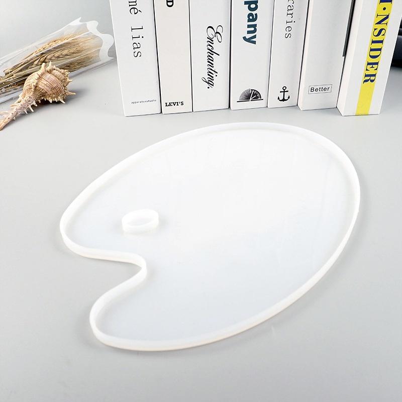 New Creative DIY Crystal Epoxy Mold Creative Handmade Mirror Color Palette Drawing Board Silicone Mold Household Supplies