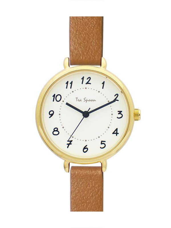

Watch Tea Spoon Simple Index Watch CA Beige [Follow] Nickel-Free H04419A-1 Women s бежевый