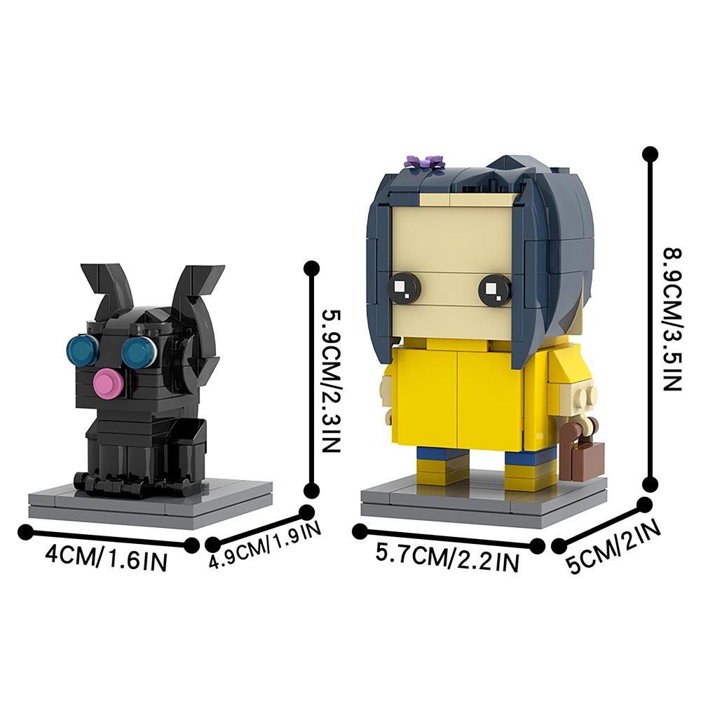 MOOXI Avatar Der Herr der Elemente Coraline & die geheime Tür Phineas und Ferb DIY Diorama Erwachsenen Baustein Set Kinderspielzeug MOC Baustein