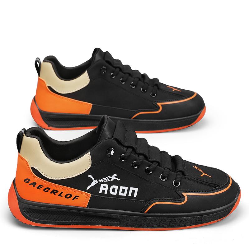 

Новые мужские удобные спортивные туфли повседневные туфли без застежек белые зеленые мужские туфли закрывают ноги мягкая подошва нескользящая спортивная обувь 44 оранжевый