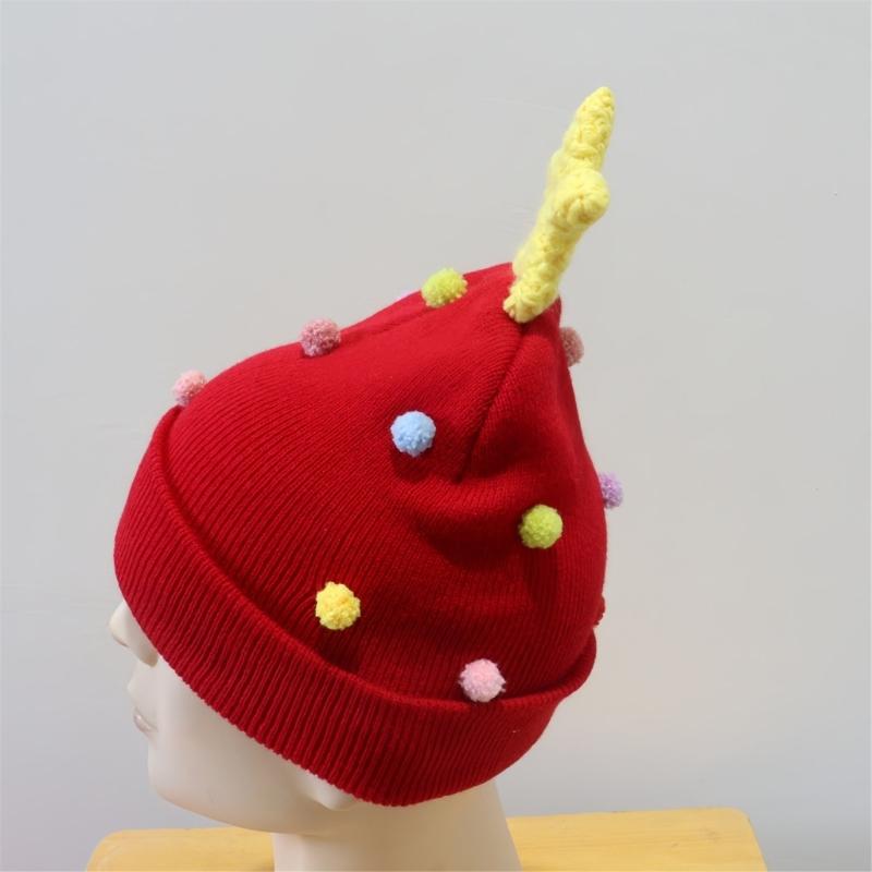 Christmas Celebration Hat Youth Christmas Headgear Interactive Holiday Hat for Outdoor Activity
