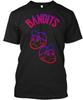 Bandits Multicolored T-Shirt Made In the USA Size S To 5XL