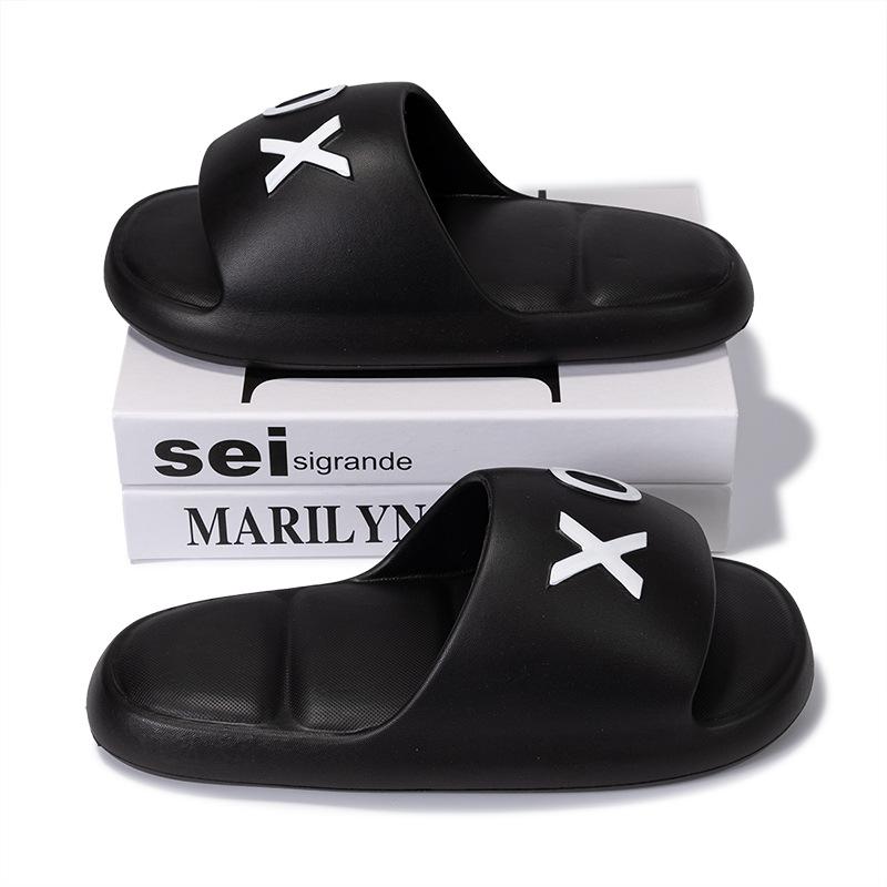 

Stepping on shit slippers men s summer indoor home stepping on shit thick bottom new non-slip and deodorant sandals men s outer wear 38-39