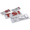 RUNTB1 Metal TSI Car Body Side Emblem Rear Trunk Badge Sticker for Volkswagen VW Touareg Tiguan Polo Vento Golf Passat Jetta Sagitar