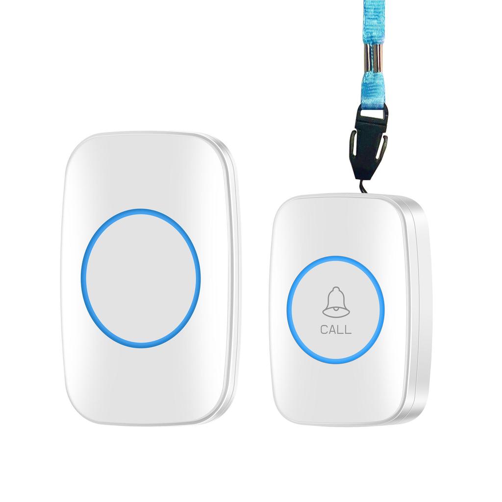 Elderly Wireless SOS Call Button for Home - Long-Distance Alarm & Bedside Caregiver Alert