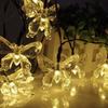 LED Butterfly Small Color Light Solar Luminous Light String Outdoor Waterproof Layout Courtyard Decoration Rainbow Light String