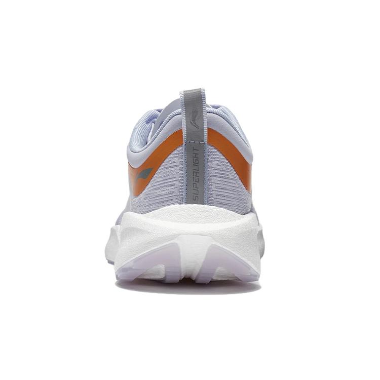 Li Ning Super Light 19 Cushioning Slip Resistant Abrasion Resistant Low Top Running Shoes Men's Purple Orange ARBS001-15