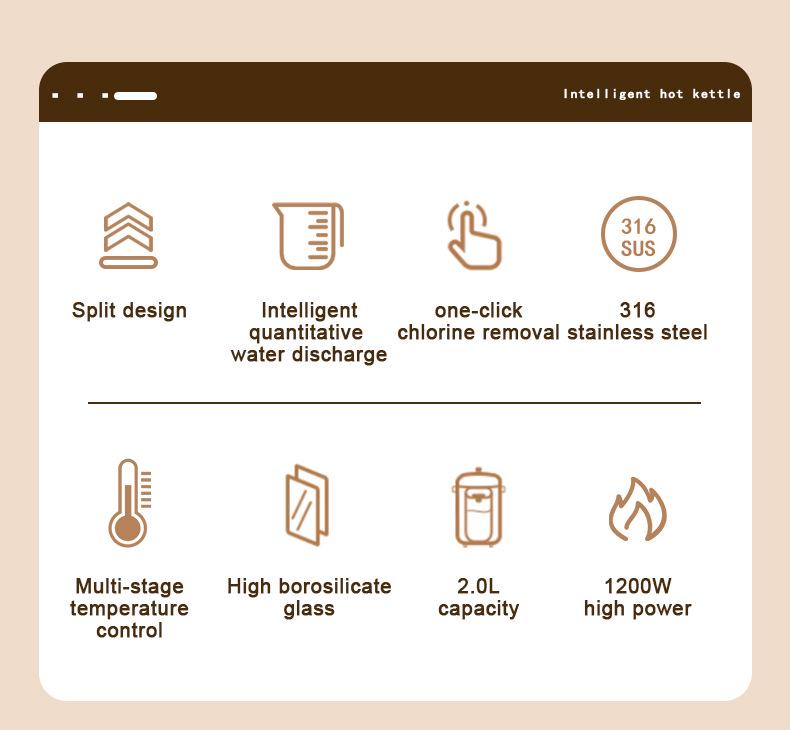 Smart Automatic Formula Dispenser: Large Capacity, Consistent Temperature Kettle for Home & Baby